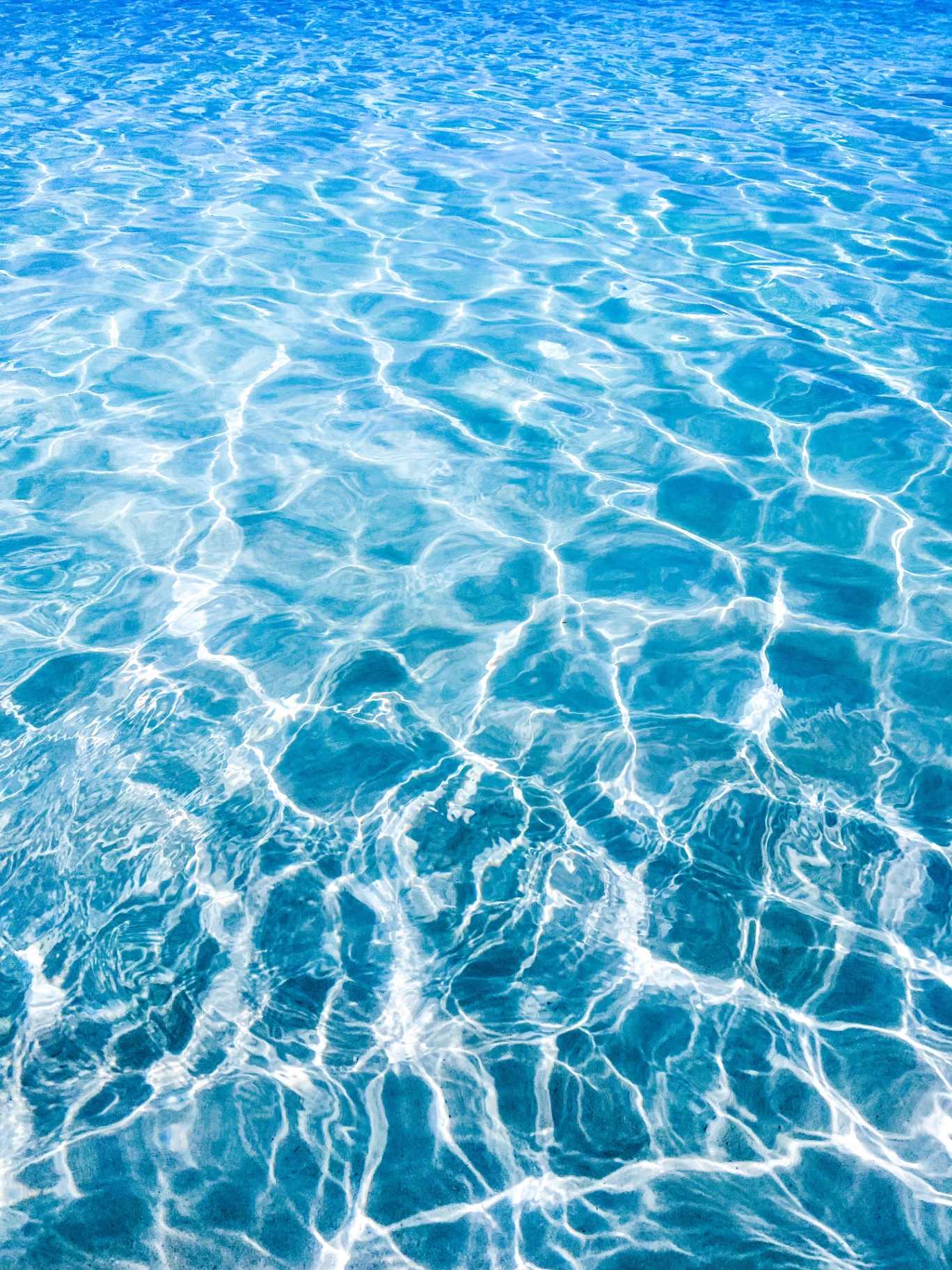 Crystal clear turquoise water